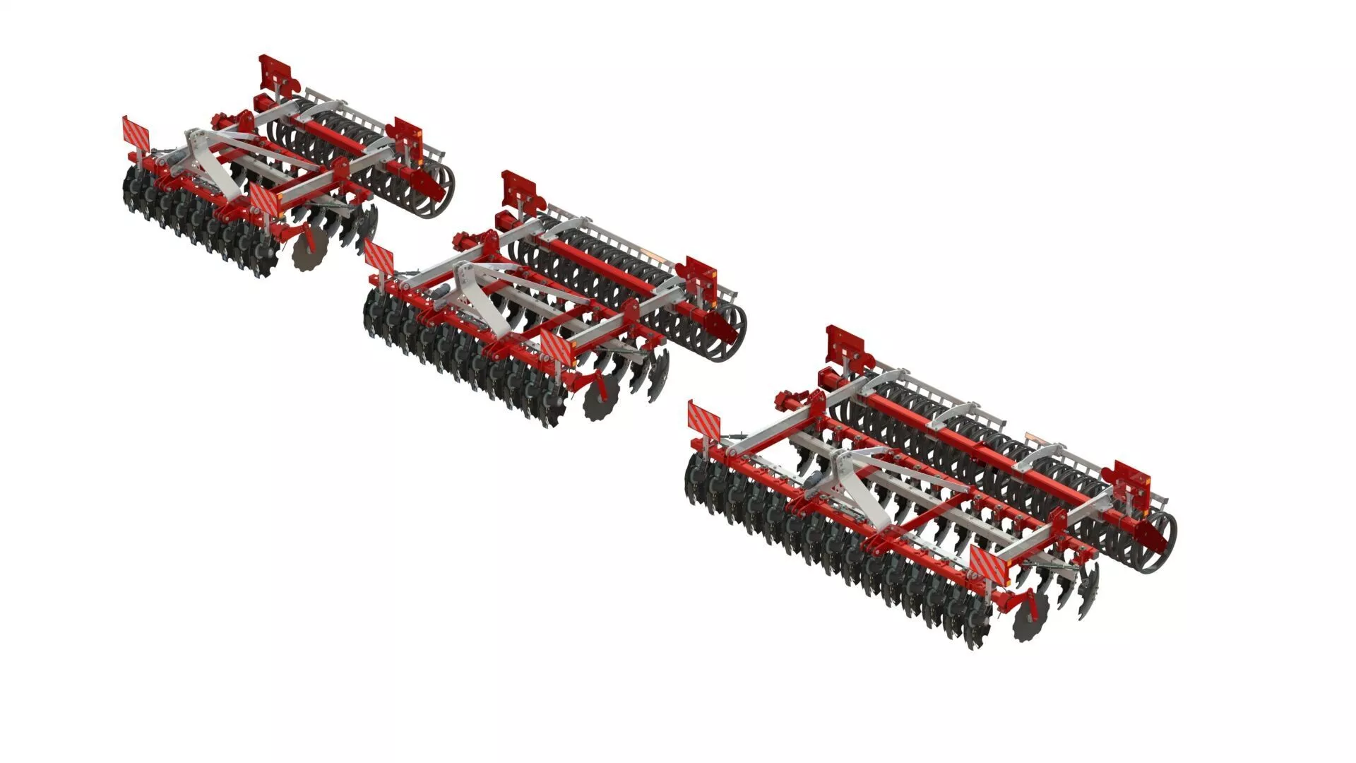 WG 0016 - Disc harrow 3D model