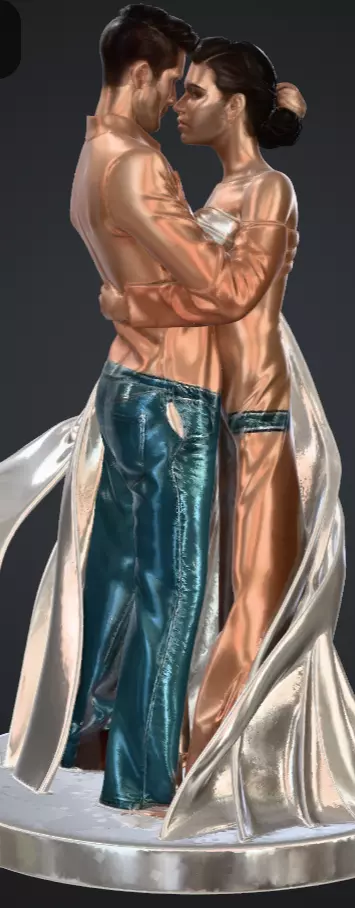Frau und mann 3D print model