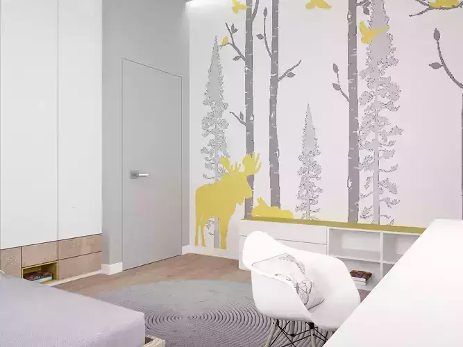 Kids room interior 3D model
