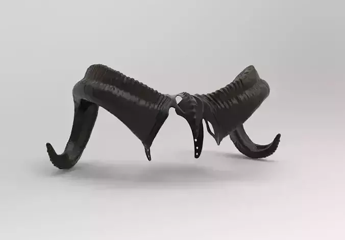 The horns pair of pans labyrinth 3D print model