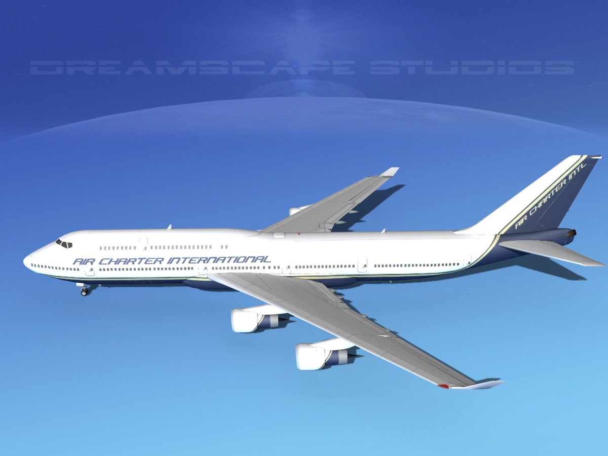 Boeing 747-8I Air Charter Intl 3D model_9