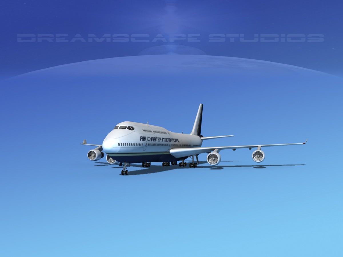Boeing 747-8I Air Charter Intl 3D model_1