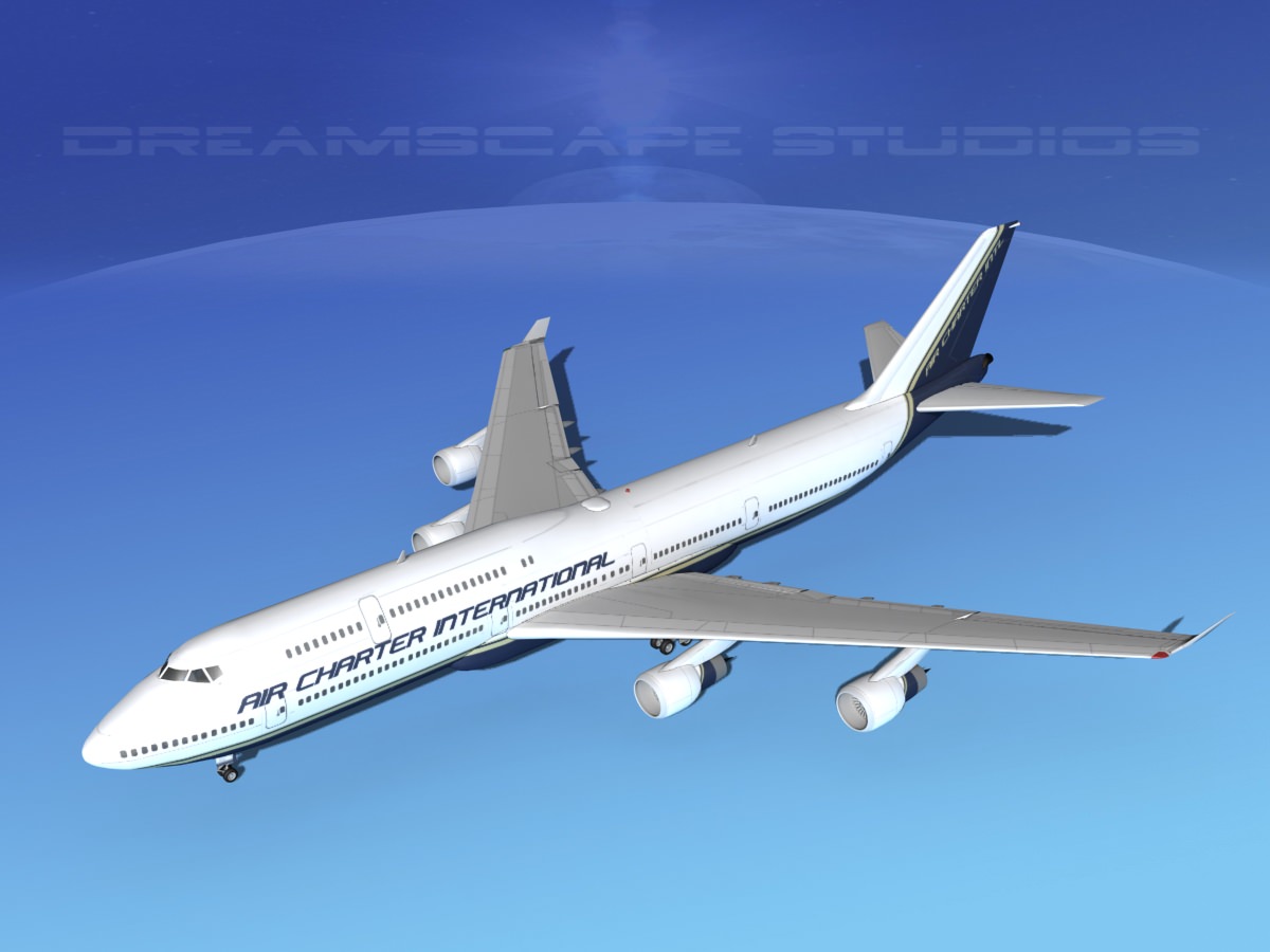 Boeing 747-8I Air Charter Intl 3D model_10