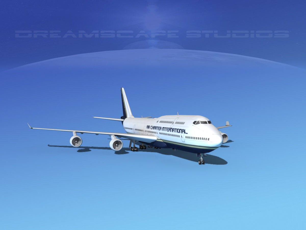 Boeing 747-8I Air Charter Intl 3D model_2