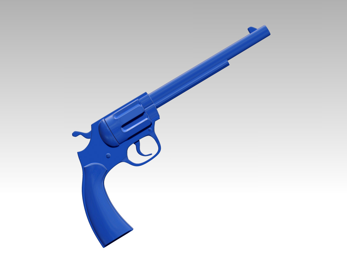 Small boy with gun 3D model_5