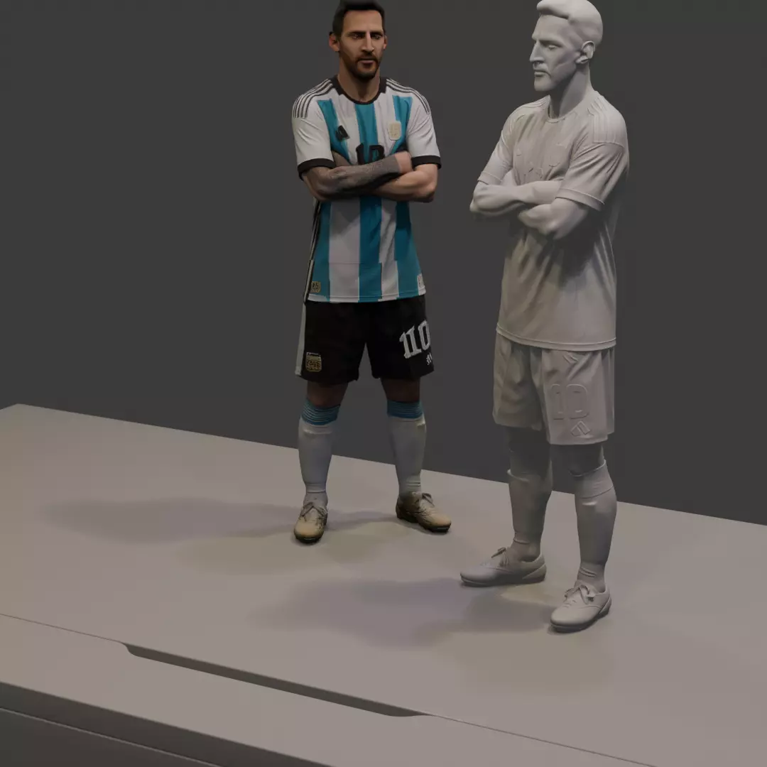 Lionel Messi - jersey no 10 Argentina 3D print model