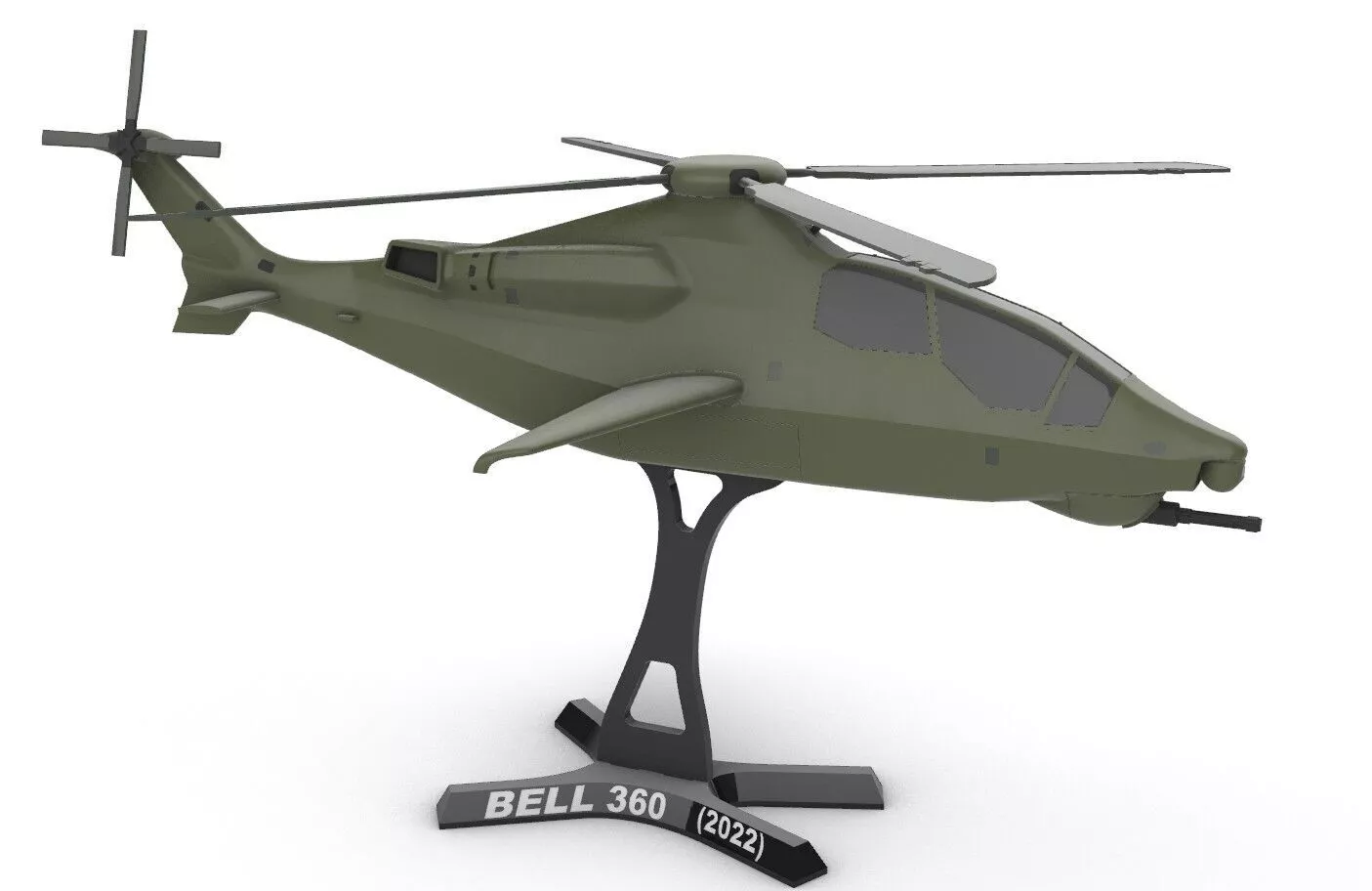 Bell 360 Invictus 2022 3D print model