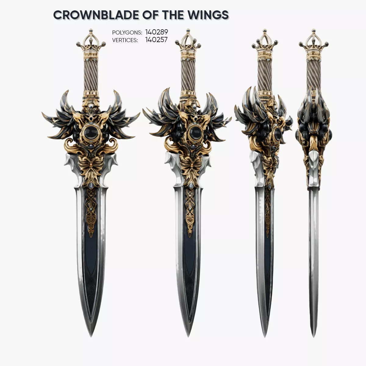 Crownblade of the Wings 3D model