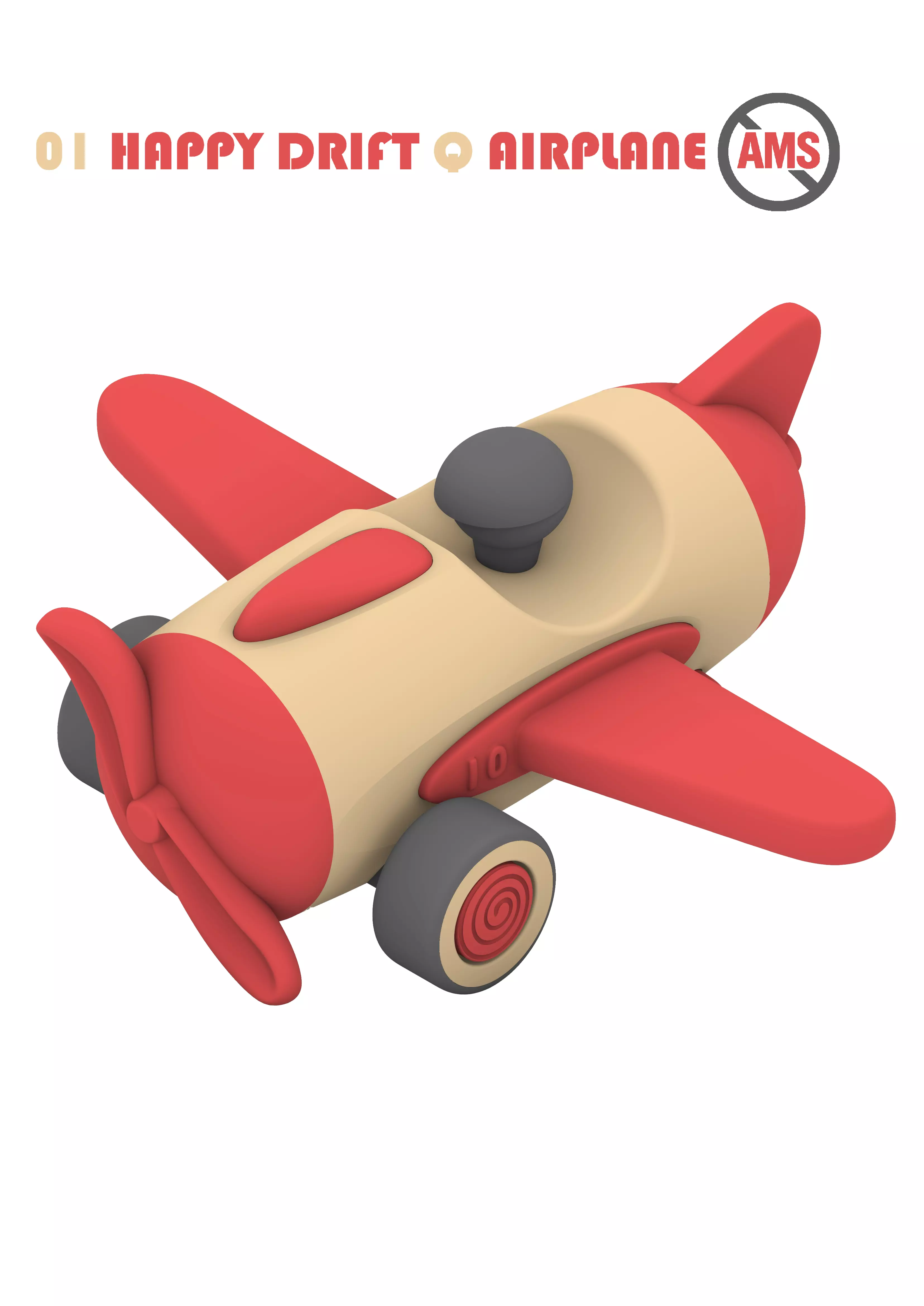 airplane flugzeug 3D print model