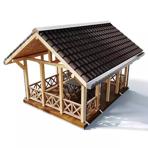 Gazebo 06 3D model 3