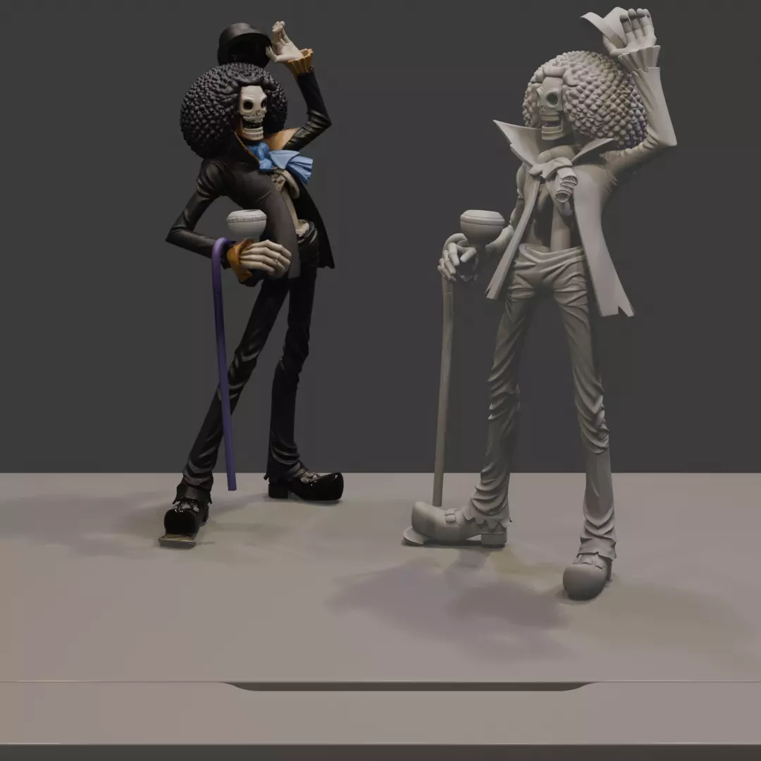 Brook The Soul King - One Piece 3D print model