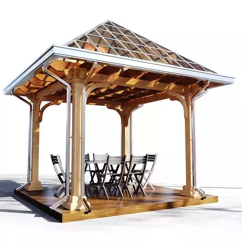 Gazebo 07 3D model