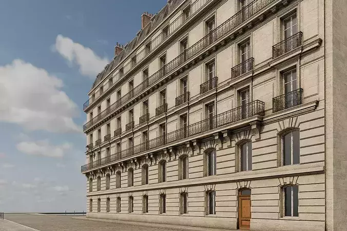 City Building X 3D model 5