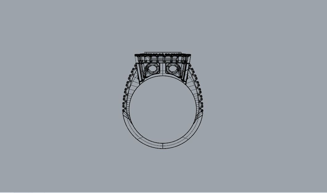 Ruby Ring 01 3D print model_4