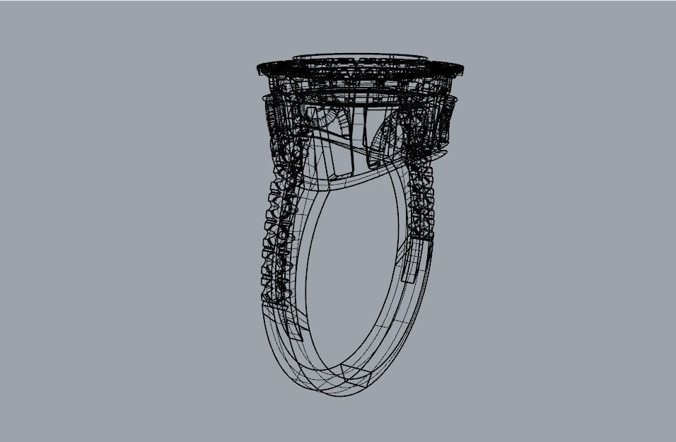 Ruby Ring 01 3D print model_5