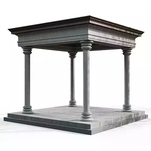 Gazebo 011 3D model 5