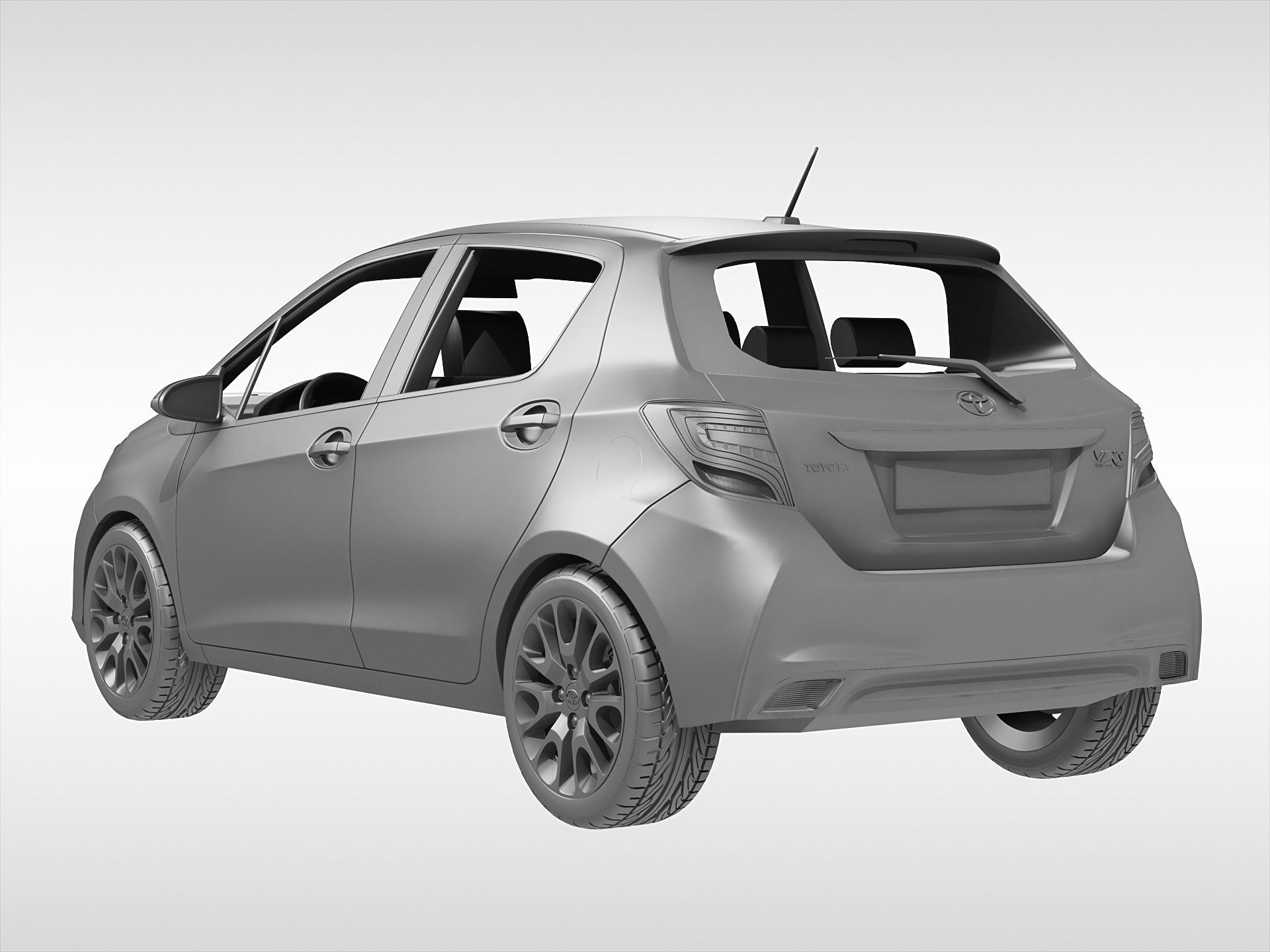 Toyota Yaris 2015  3D model_2