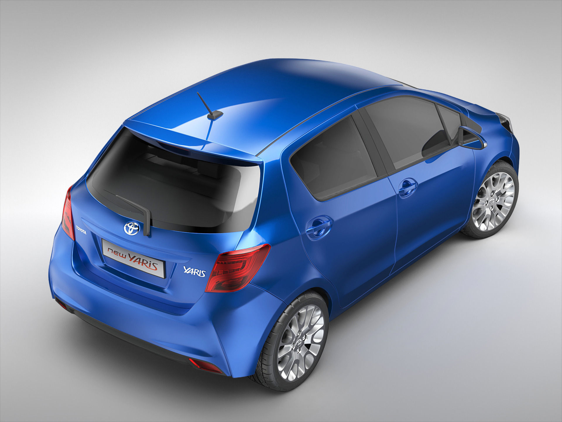 Toyota Yaris 2015 3D Model .max .obj .3ds .fbx .c4d .ma ...