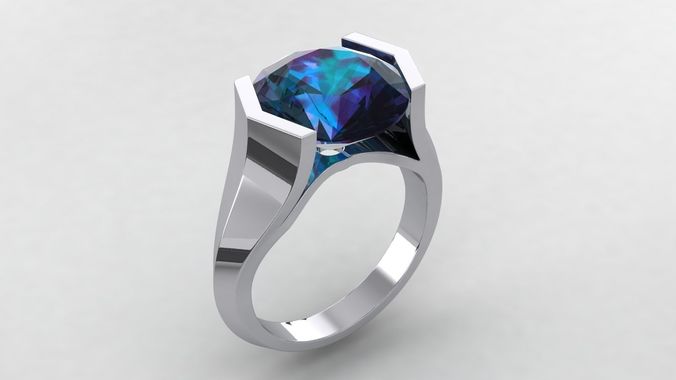 Round 12 Ring 3D print model