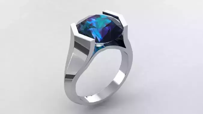 Round 12 Ring 3D print model