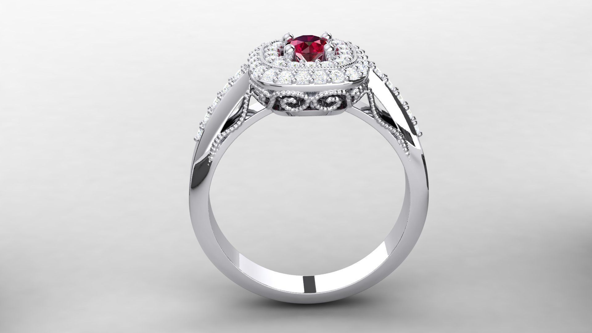 PDI-119 Ring 3D print model_2