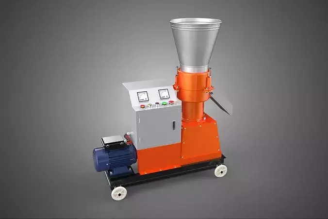 AUTO CONTROL PANEL BOX ELECTRIC PELLET PRESS MILL MAKING MACHINE 3D model