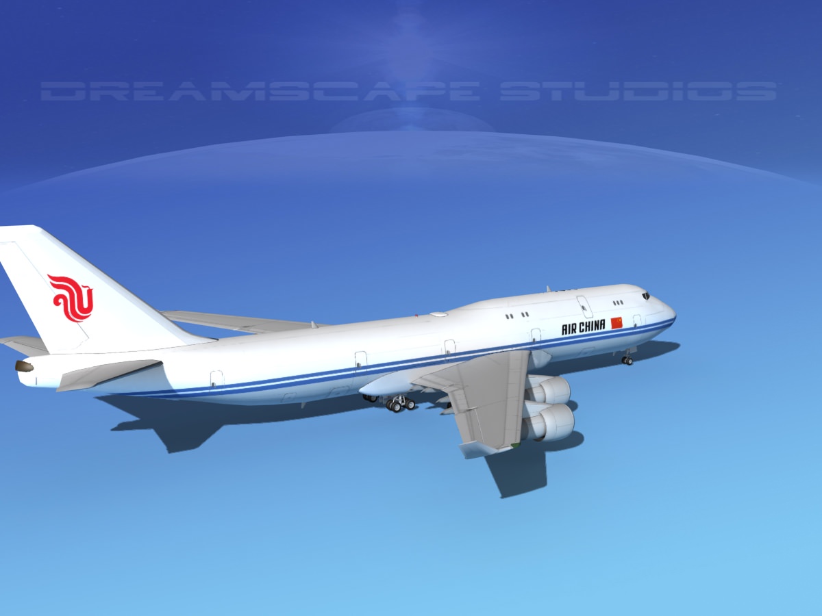 Boeing 747-8I Jumbo Jet China 3D model_6