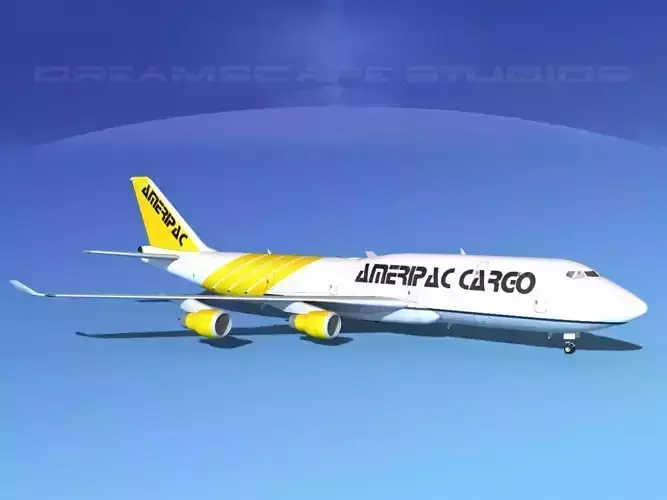 Boeing 747-8I AmeriPAc Cargo 3D model