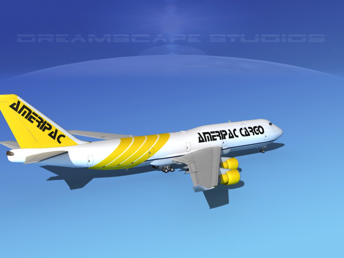 Boeing 747-8I AmeriPAc Cargo 3D model_2