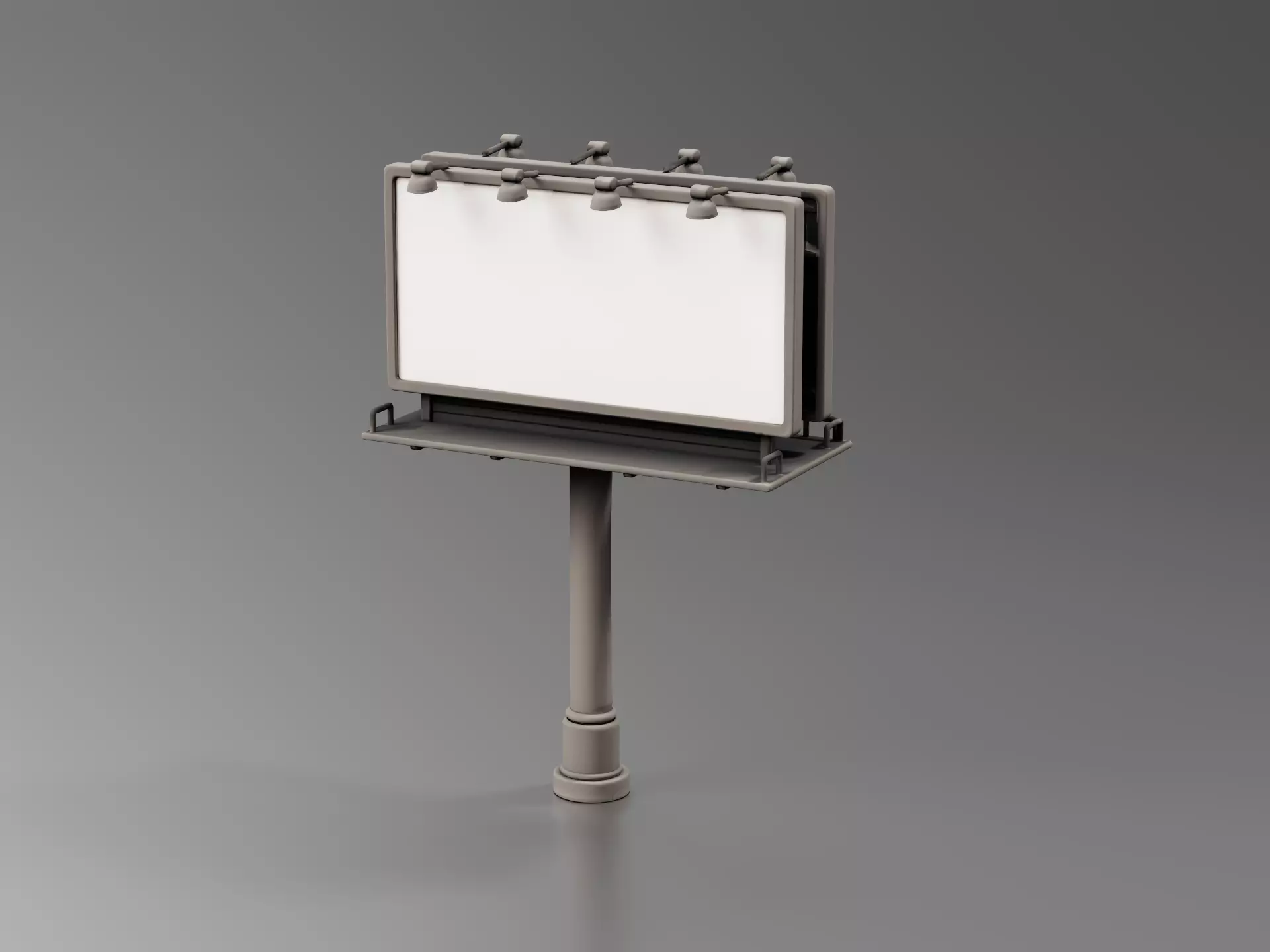 Billboard 3D print model
