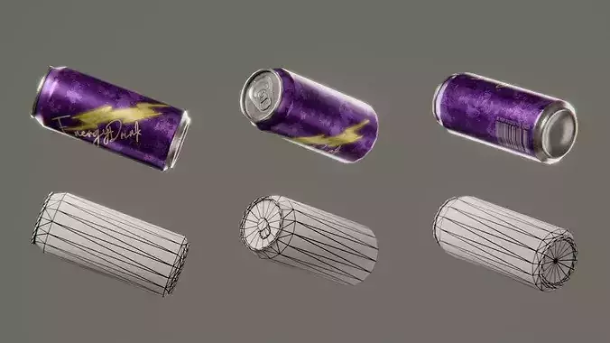 Survival Props - Food and Drink Low-poly 3D model 6