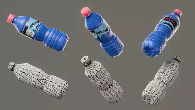 Survival Props - Food and Drink Low-poly 3D model 7