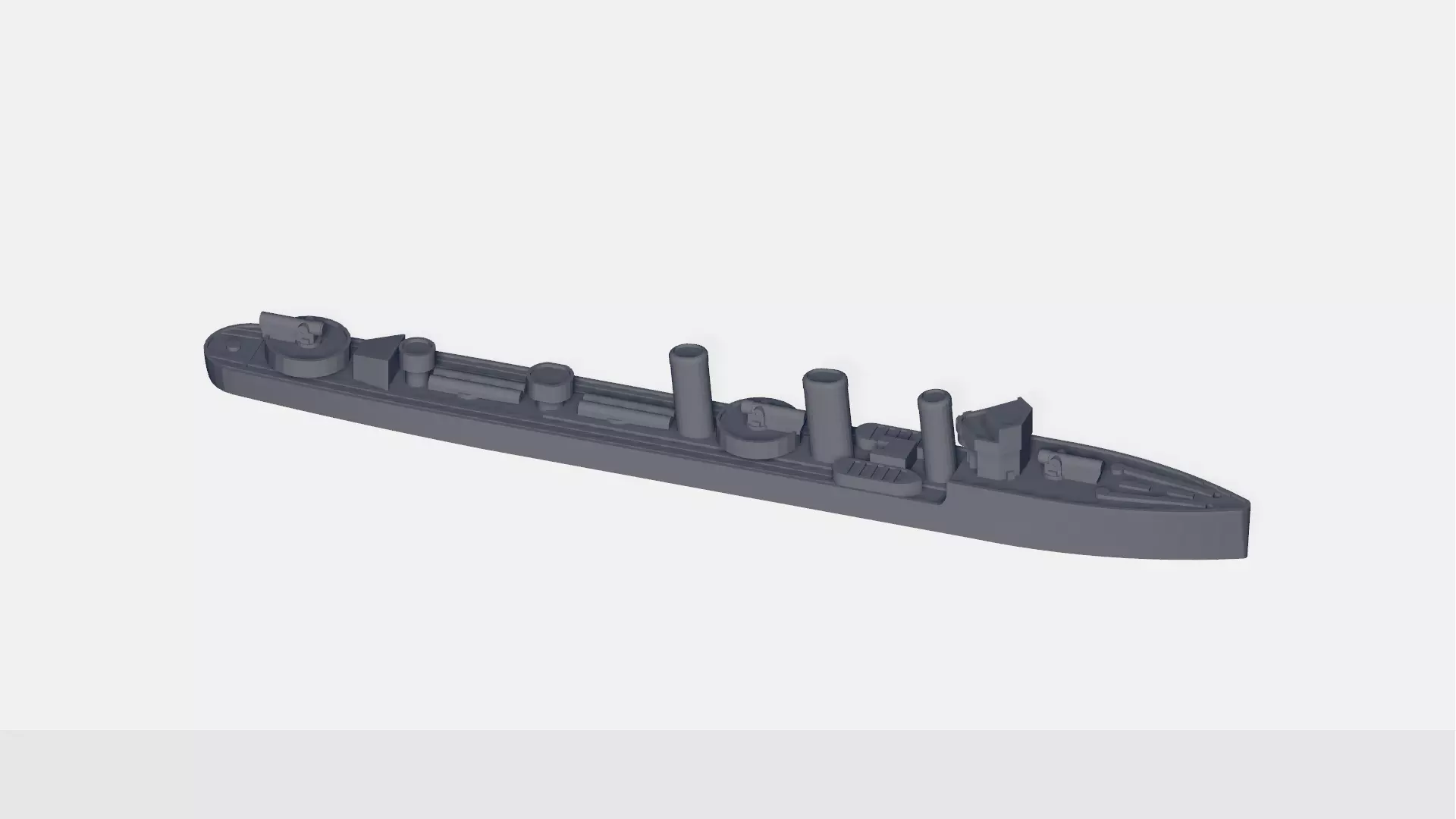 HTMS Phra Rung 3D print model