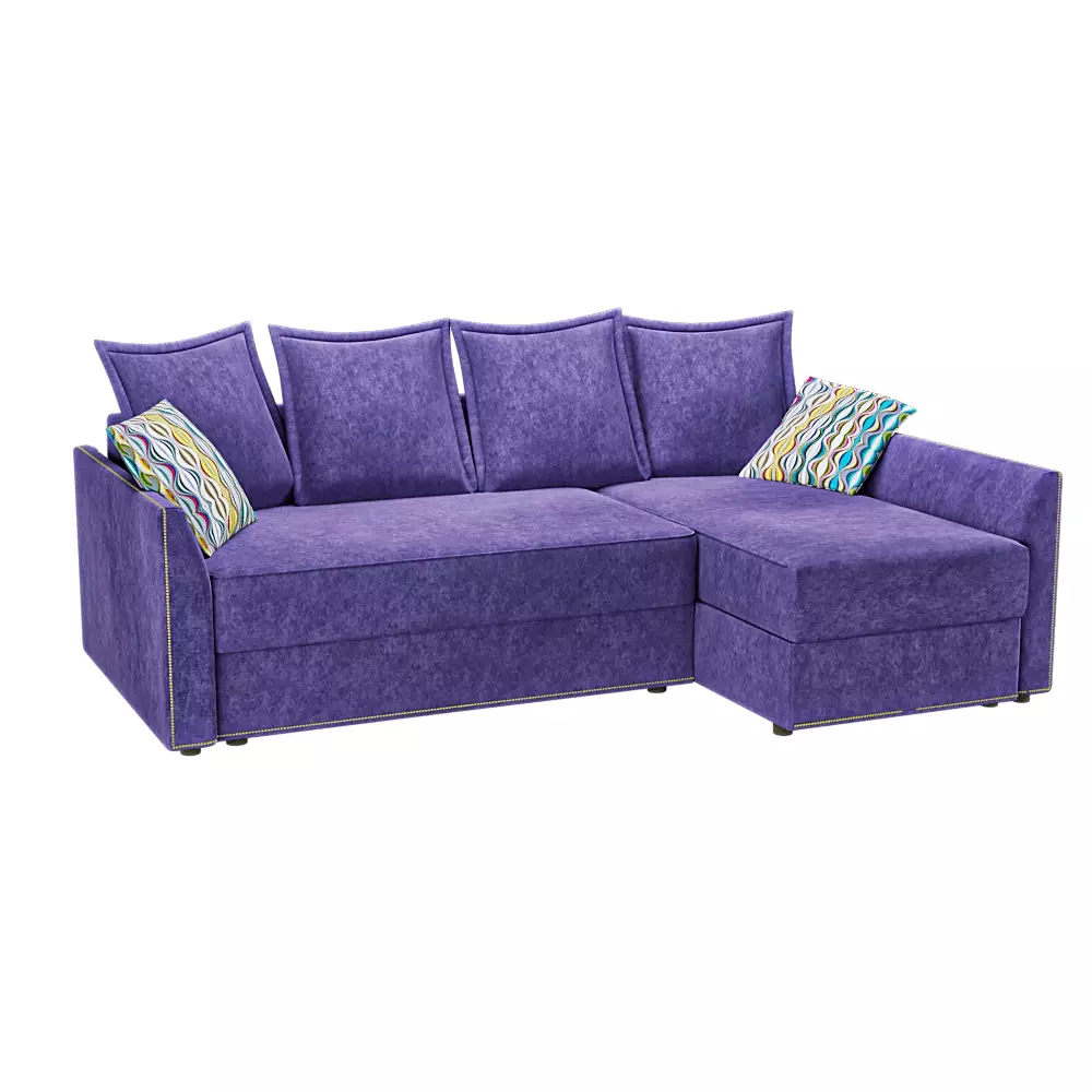 Corner sofa Elegant Low-poly 3D model