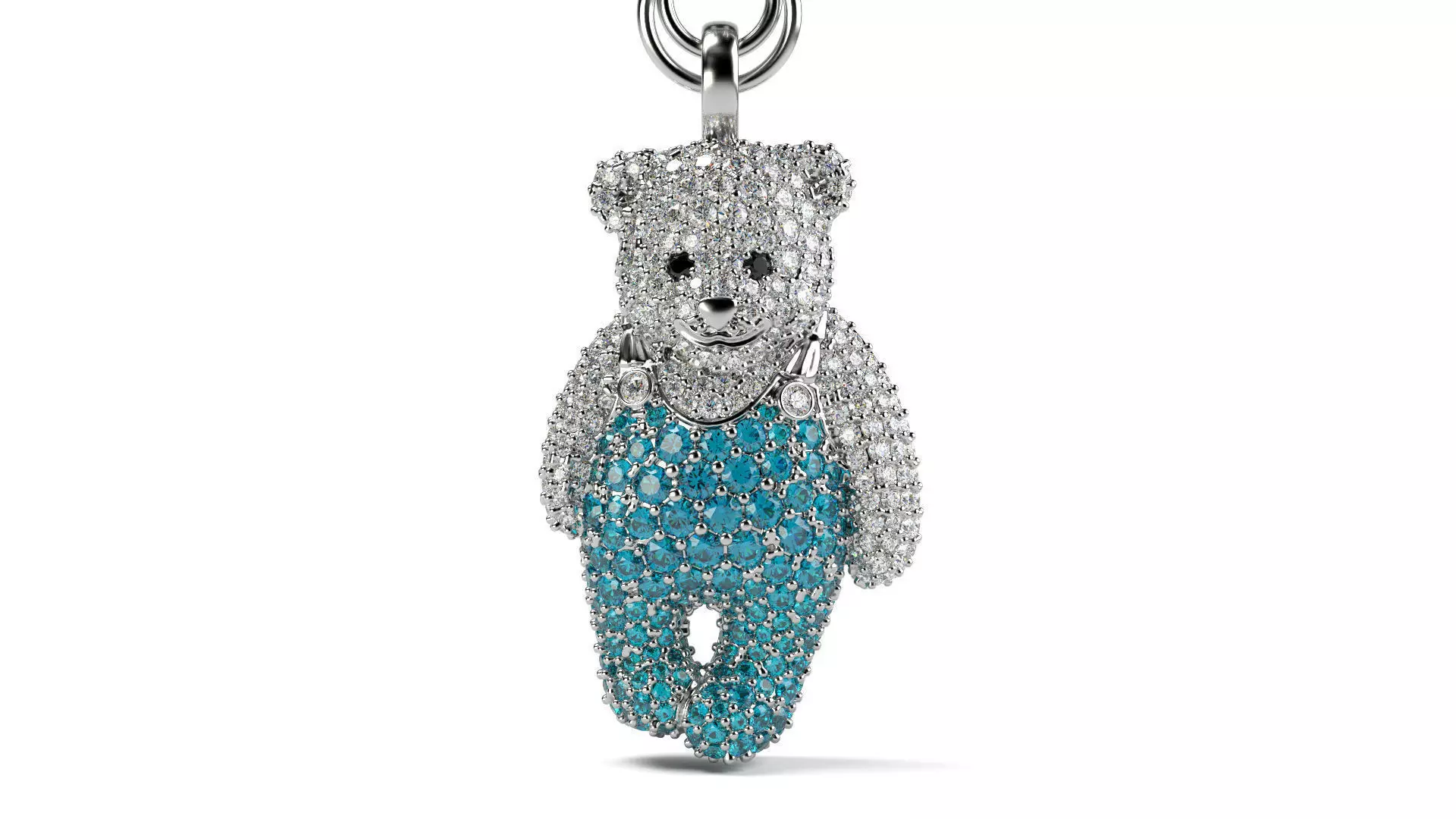 Bear Berry Pendant 3D print model_0