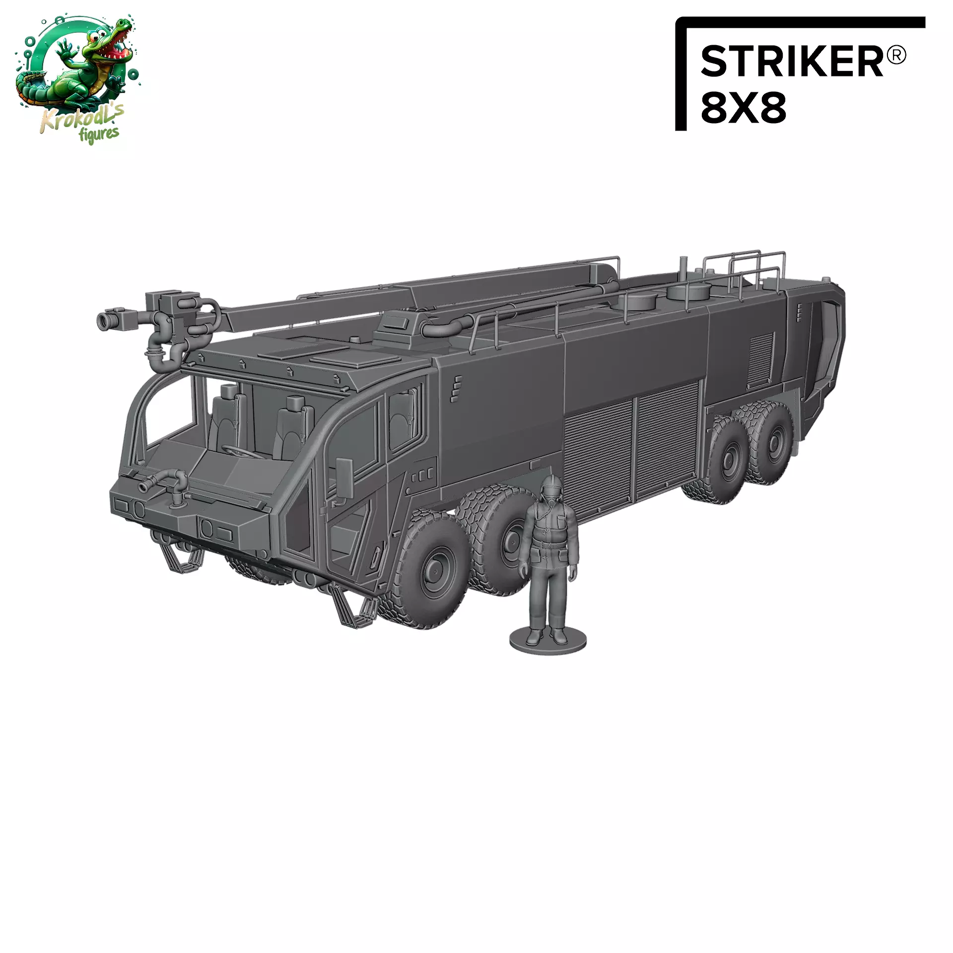 STRIKER 8x8 Oshkosh Striker 4500 3D print model