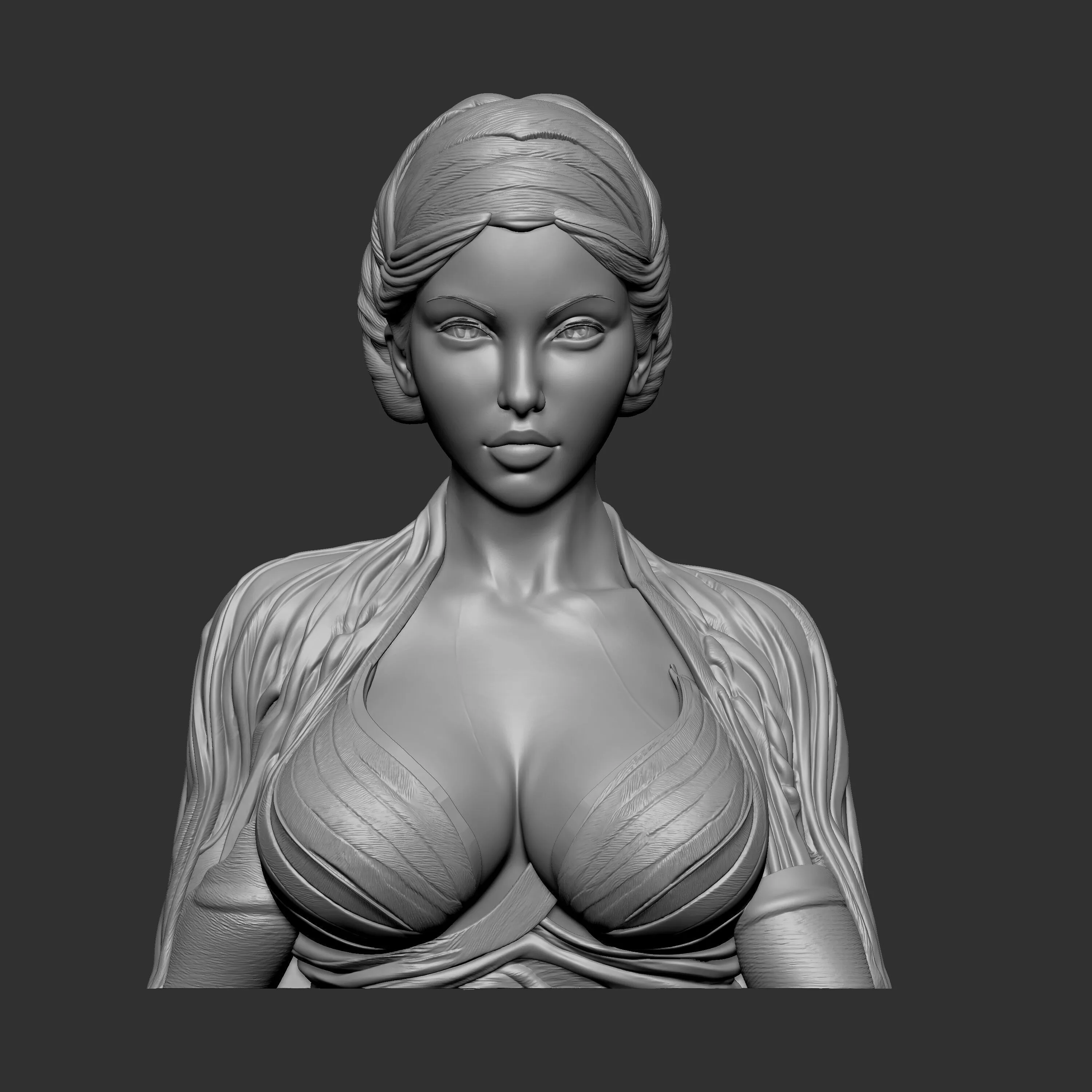 classical statue bust lo 3D print model