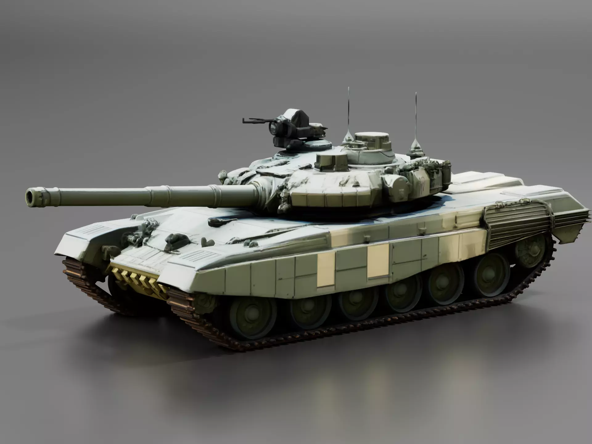 T90M Main Battle Tank 3D print model