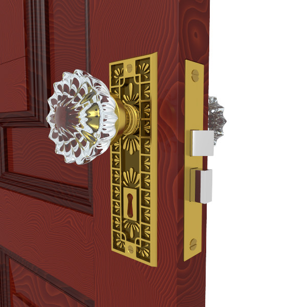 Door Knob 1 3D model_4