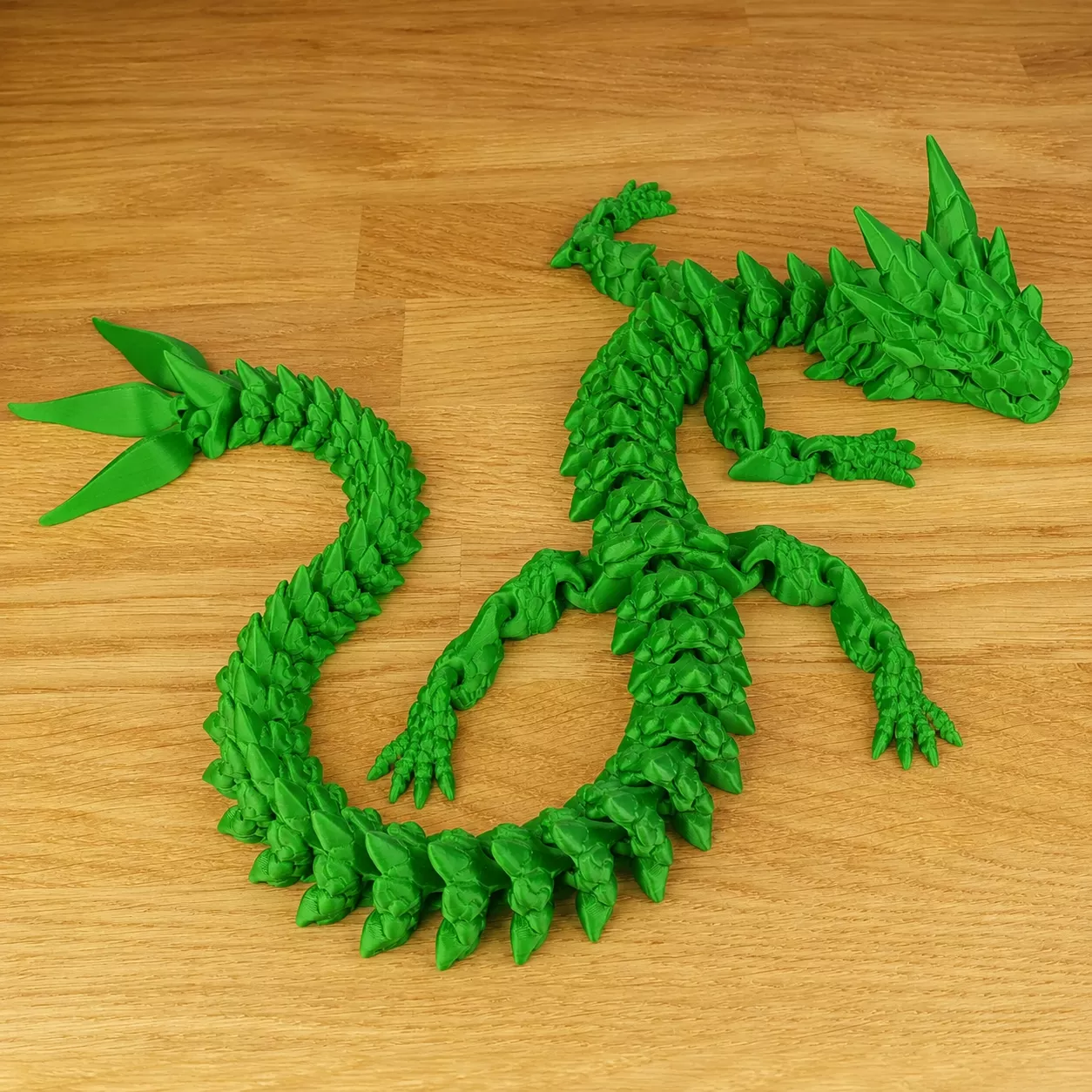 Articulated Dragon print in place No Support 3D print model 3D print model