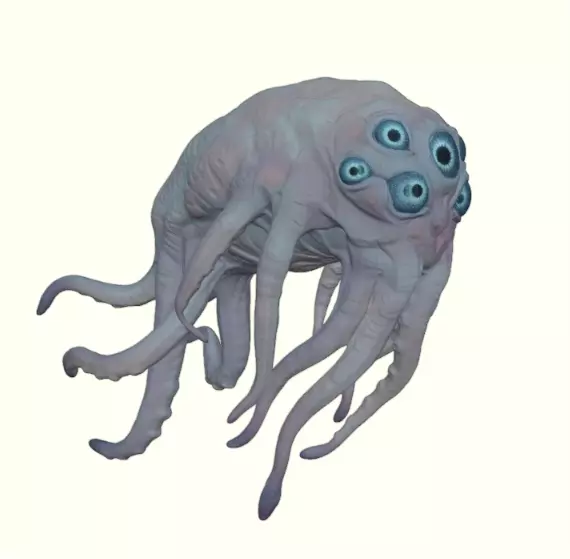 Pale Ocular Drifter Free 3D print model