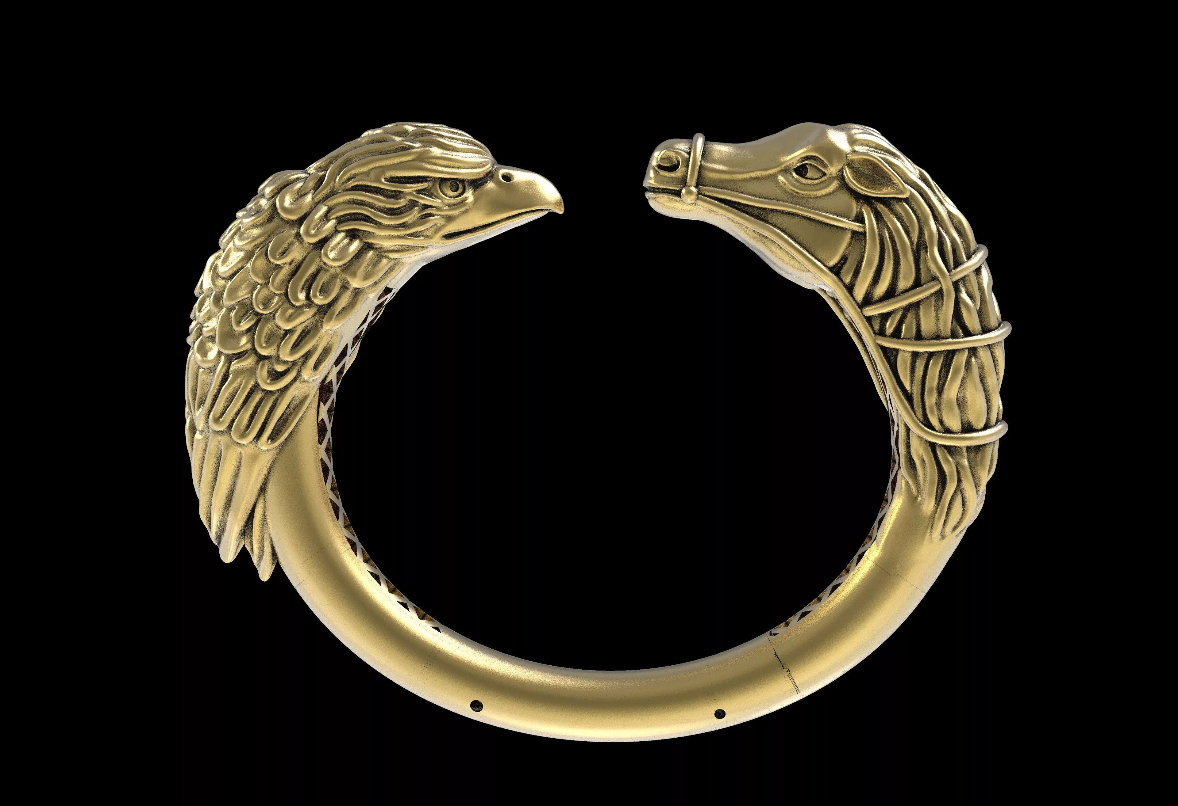House bangle bracelet 3D print model