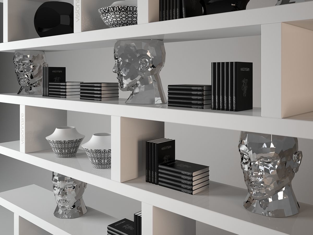 Visionnaire forma mentis bookshelf 3D model_1