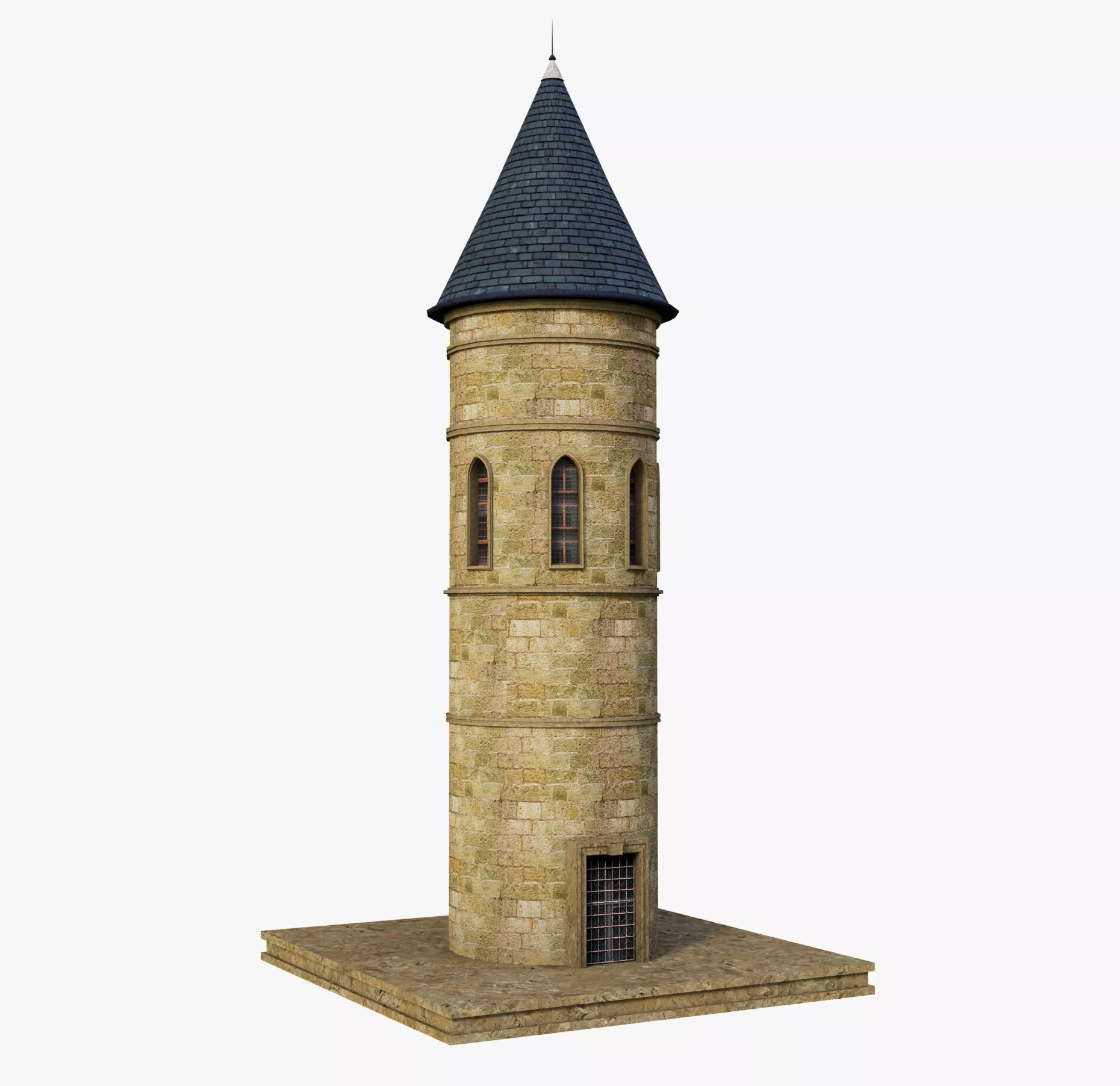 Fantasy Ancient Tower Free 3D model