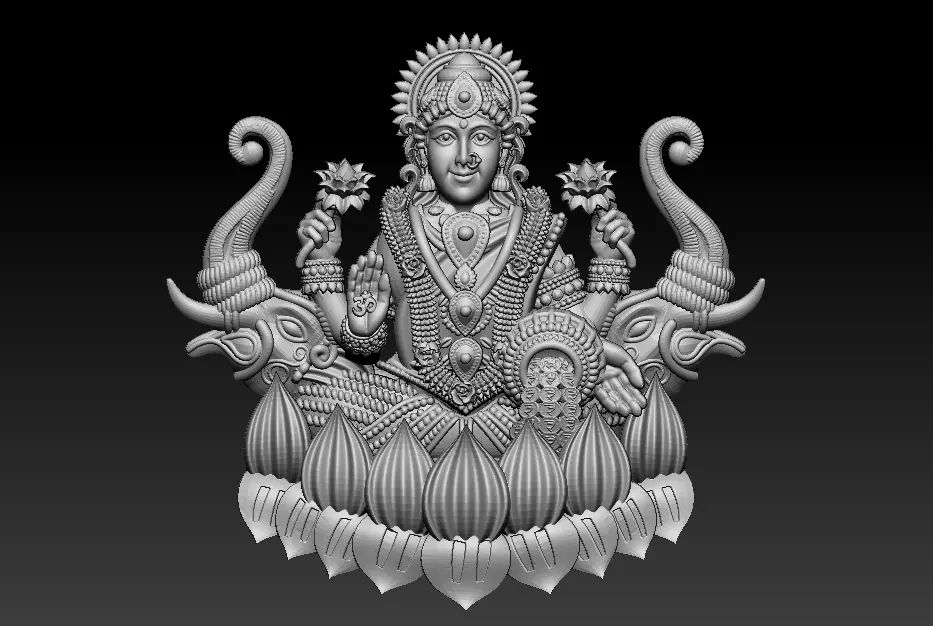 Laxmi Mata 3D print model 3D print model