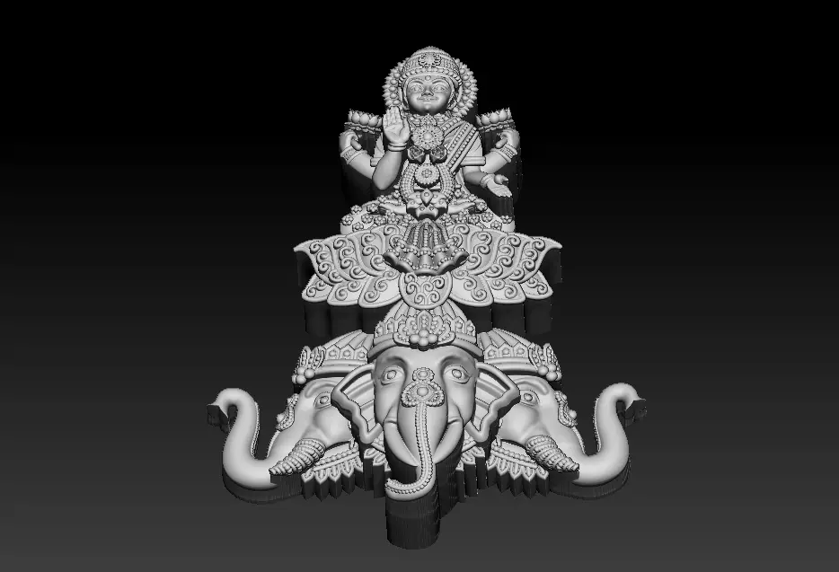 Laxmi Mata 3D print model 3D print model