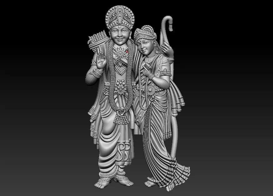 SITA RAM PRINTED MODEL 3D print model