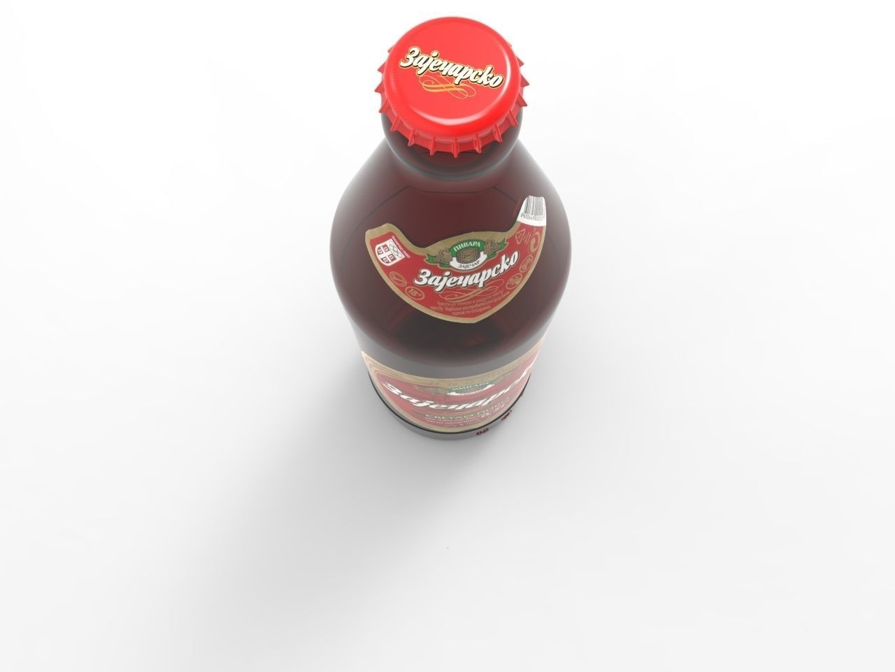 Beer-bottle zajecarsko Free 3D model_4