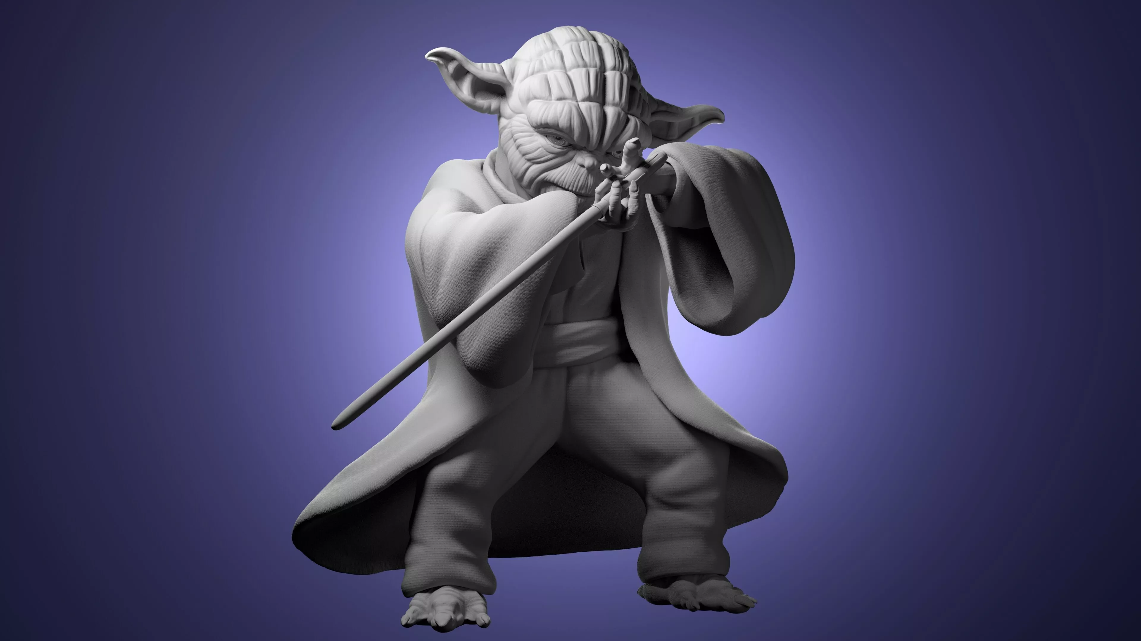 Yoda - Starwars 3D print model