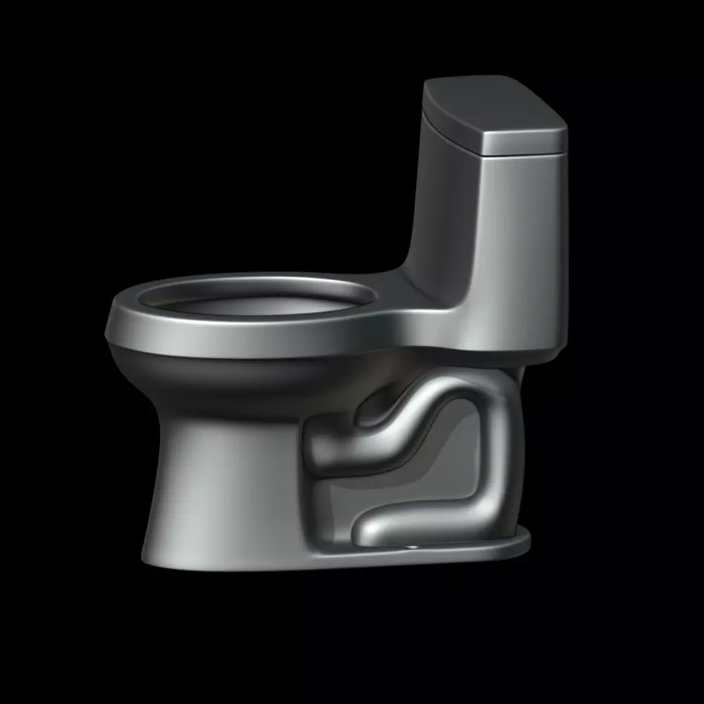 Toilet 3D print model
